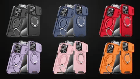 Armor Magnetic Bracket Case for iPhone - Image 2