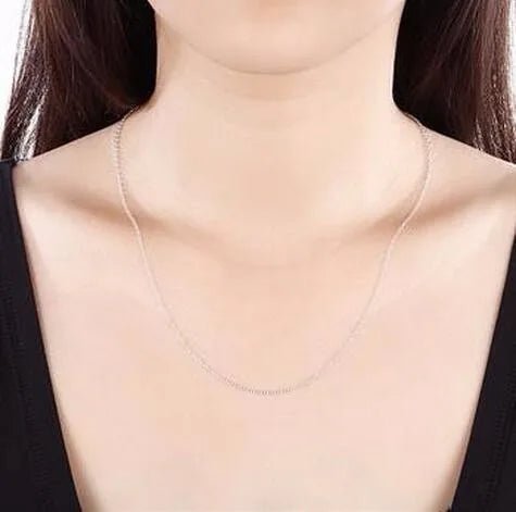 5pcs/lot 925 Sterling Silver Chain necklace,Fashion Men/Women DIY Jewelry Rolo Chain 1mm Necklace 16 18 20 22 24" - Image 5