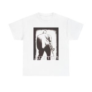 Jazzman Saxophonist Graphic Tee – Vintage Jazz T‑Shirt